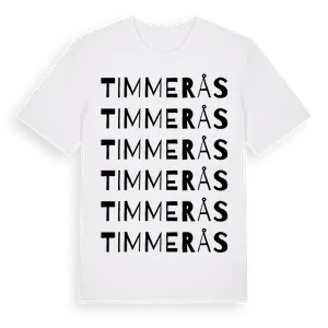 Timmerås ordlek t-shirt – ekologisk bomull t-shirt från Pinshirt
