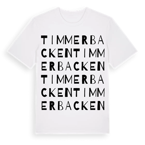 Timmerbacken ordlek t-shirt – ekologisk bomull t-shirt från Pinshirt