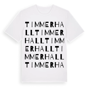 Timmerhall ordlek t-shirt – ekologisk bomull t-shirt från Pinshirt