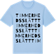 Blue Soul t-shirt med Timmerhedsslätt ordlek t-shirt