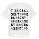 Timmerkasen ordlek t-shirt