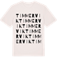 Vintage White t-shirt med Timmervik ordlek t-shirt