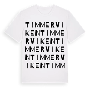Timmerviken ordlek t-shirt – ekologisk bomull t-shirt från Pinshirt