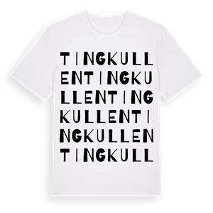Tingkullen ordlek t-shirt – ekologisk bomull t-shirt från Pinshirt