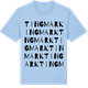 Blue Soul t-shirt med Tingmark ordlek t-shirt