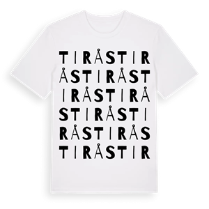 Tirås ordlek t-shirt – ekologisk bomull t-shirt från Pinshirt