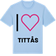 Blue Soul t-shirt med Jag älskar Tittås t-shirt stort tryck