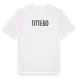 White t-shirt med Tittebo i Sverige t-shirt