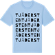 Blue Soul t-shirt med Tjädersten ordlek t-shirt