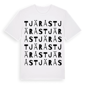 Tjärås ordlek t-shirt – ekologisk bomull t-shirt från Pinshirt
