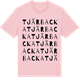 Pink Cotton t-shirt med Tjärbacka ordlek t-shirt