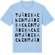 Blue Soul t-shirt med Tjärebacken ordlek t-shirt