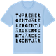 Blue Soul t-shirt med Tjärebergen ordlek t-shirt