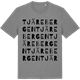 Mid Heather Gray t-shirt med Tjärebergen ordlek t-shirt