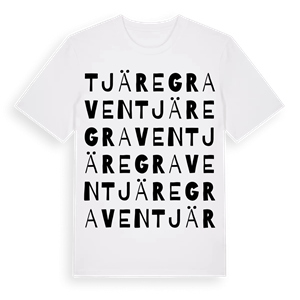 Tjäregraven ordlek t-shirt – ekologisk bomull t-shirt från Pinshirt