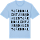 Blue Soul t-shirt med Tjärndalen ordlek t-shirt
