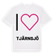 Jag älskar Tjärnsjö t-shirt stort tryck