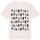 Vintage White t-shirt med Tjärtakan ordlek t-shirt