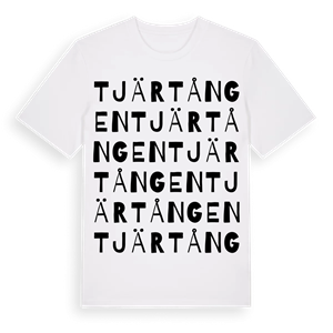 Tjärtången ordlek t-shirt – ekologisk bomull t-shirt från Pinshirt