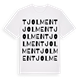 Tjolmen ordlek t-shirt