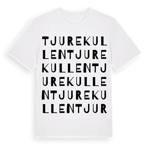 Tjurekullen ordlek t-shirt – ekologisk bomull t-shirt från Pinshirt