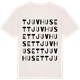 Vintage White t-shirt med Tjuvhuset ordlek t-shirt