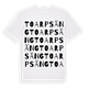 Toarpsäng ordlek t-shirt