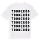 Todderöd ordlek t-shirt