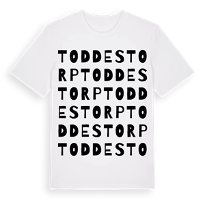 Toddestorp ordlek t-shirt – ekologisk bomull t-shirt från Pinshirt