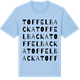 Blue Soul t-shirt med Toffelbacka ordlek t-shirt