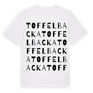 Toffelbacka ordlek t-shirt – ekologisk bomull t-shirt från Pinshirt