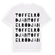 Toffelrödjan ordlek t-shirt