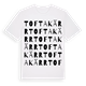 White t-shirt med Toftakärr ordlek t-shirt