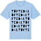 Blue Soul t-shirt med Töftedal ordlek t-shirt