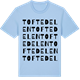 Blue Soul t-shirt med Toftedelen ordlek t-shirt