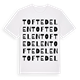 Toftedelen ordlek t-shirt