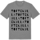 Mid Heather Gray t-shirt med Toftekulla ordlek t-shirt
