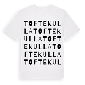 Toftekulla ordlek t-shirt – ekologisk bomull t-shirt från Pinshirt