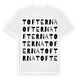 Tofterna ordlek t-shirt
