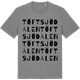 Mid Heather Gray t-shirt med Töftsjödalen ordlek t-shirt