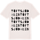 Vintage White t-shirt med Töftsjödalen ordlek t-shirt