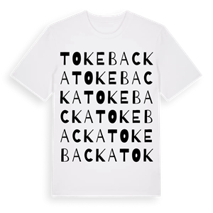 Tokebacka ordlek t-shirt – ekologisk bomull t-shirt från Pinshirt