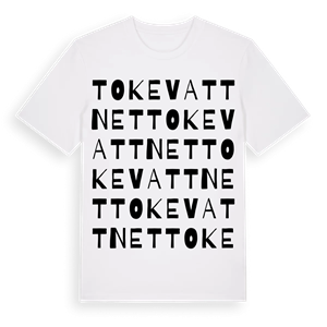 Tokevattnet ordlek t-shirt – ekologisk bomull t-shirt från Pinshirt