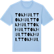 Blue Soul t-shirt med Tokhult ordlek t-shirt