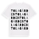 Tolagården ordlek t-shirt