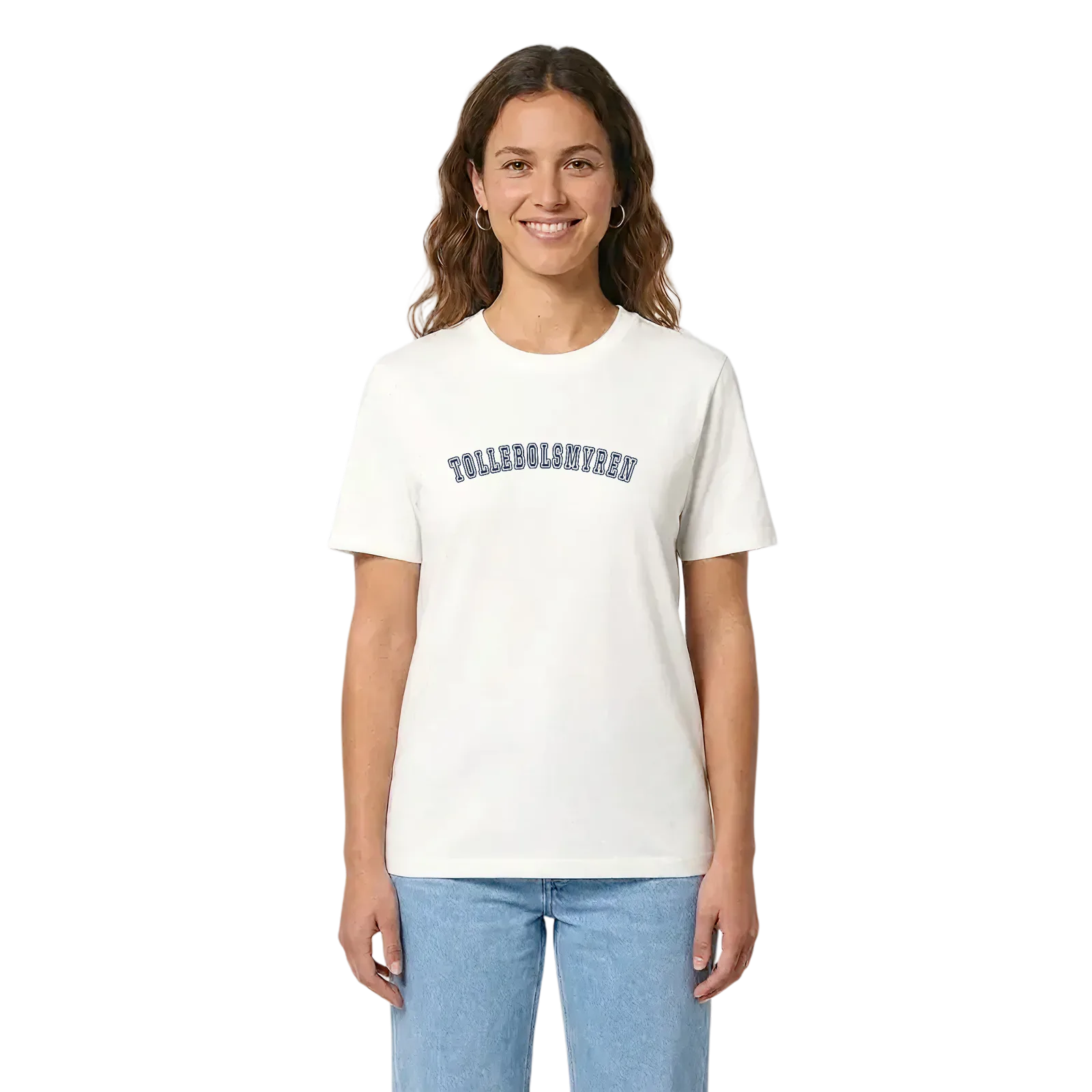 Tollebolsmyren college t-shirt – White, i miljö