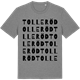 Mid Heather Gray t-shirt med Tolleröd ordlek t-shirt