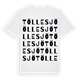 Töllesjö ordlek t-shirt