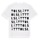 Tolslätt ordlek t-shirt