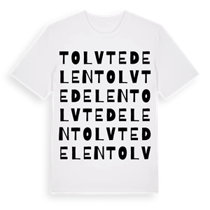 Tolvtedelen ordlek t-shirt – ekologisk bomull t-shirt från Pinshirt